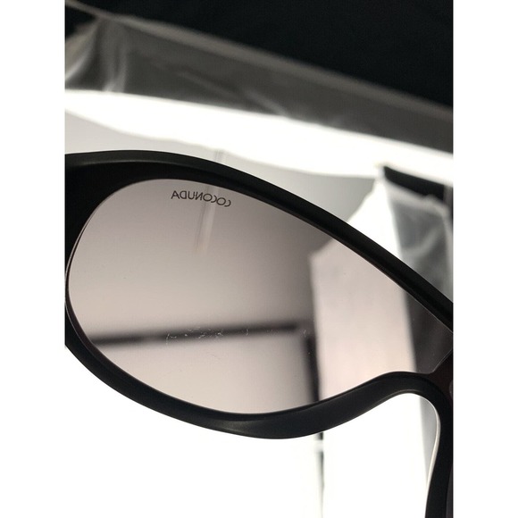 Coconuda Sunglasses mod. 4CN col. 1237 KL Black Gray Shield Italy Vintage NOS main image 8